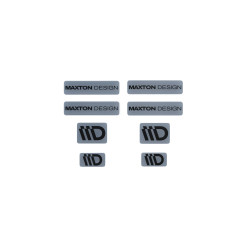 3D Sticker Set Maxton Design (Grey and Black)