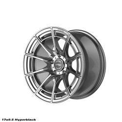 STROM DS-F55 wheel 17x9.5 5x114.3 73.1 ET15, Light Hyper Black