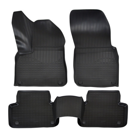 Konkrét típushoz 3D gumiszőnyeg AUDI Q8 2018- 5 üléses kivitelhez 4 db | race-shop.hu