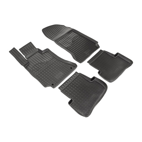 Konkrét típushoz 3D gumiszőnyeg MERCEDES C-Class W204 2011-2014 4 db | race-shop.hu