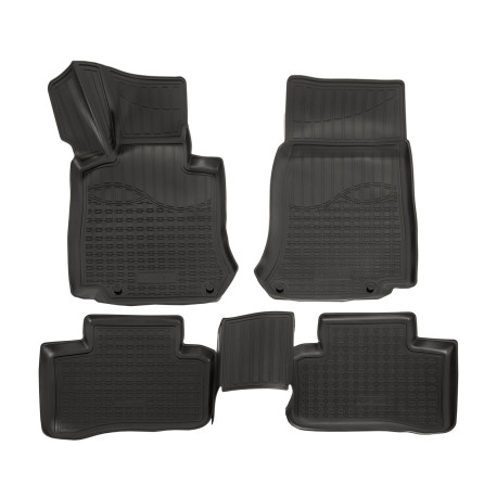 Konkrét típushoz 3D gumiszőnyeg MERCEDES GLC X253 2015-2022 4 db | race-shop.hu