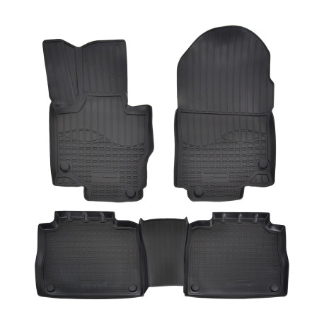 Konkrét típushoz 3D gumiszőnyeg MERCEDES GLS II X167 2019 - 5 üléses kivitelhez, 5 db | race-shop.hu