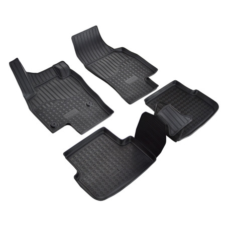 Konkrét típushoz 3D gumiszőnyeg SEAT Arona/ Ibiza/ Polo/ T-cross 2017-/A1 2019-/ VW Taigo 2021- 4 db | race-shop.hu