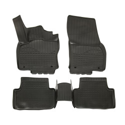 3D gumiszőnyeg VOLKSWAGEN Tiguan II 2016- 4 db Nem kompatibilis az ülés alatti tárolórekesszel vagy kábelcsatorna-borítással sze