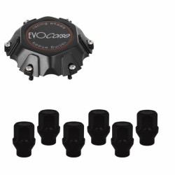 EVO Corse Fixing Kit DakarZero Cap + Lug Nuts M12×1.50 (6×139.7) (Black Badge)