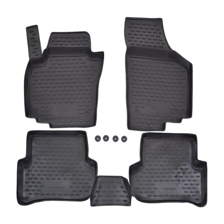 Konkrét típushoz gumiszőnyeg SKODA Yeti 2009-2017 4 db | race-shop.hu