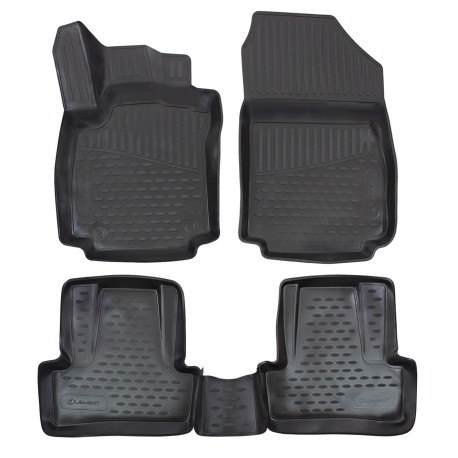 Konkrét típushoz gumiszőnyeg RENAULT Clio IV 2012-2019 4 db | race-shop.hu