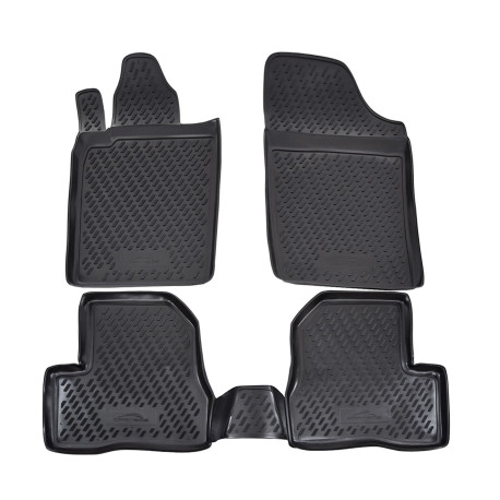 Konkrét típushoz gumiszőnyeg PEUGEOT 206 1998-2009 4 db | race-shop.hu