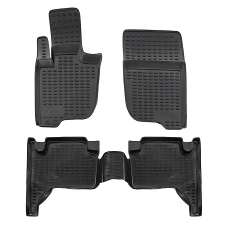 Konkrét típushoz gumiszőnyeg MITSUBISHI L200 IV 2005-2015 4D 4 db | race-shop.hu