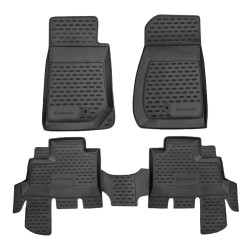 gumiszőnyeg JEEP Wrangler 4 ajtós 2007-2018 4 db