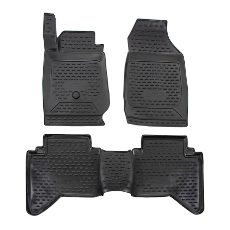 Konkrét típushoz gumiszőnyeg ISUZU D-MAX 2012-2019 4 db | race-shop.hu