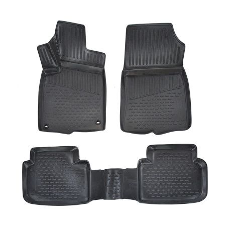 Konkrét típushoz gumiszőnyeg HONDA Civic sedan / liftback 2. üléssori USB-csatlakozókkal 2022- | race-shop.hu