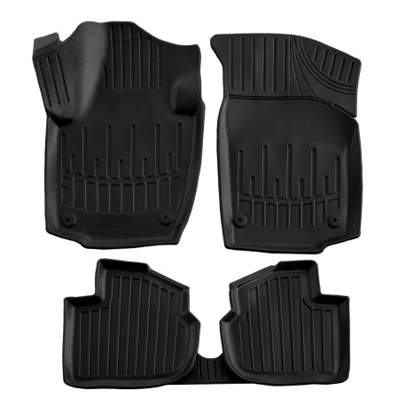 Konkrét típushoz 3D gumiszőnyeg SKODA Rapid 2012-2019 5 db | race-shop.hu