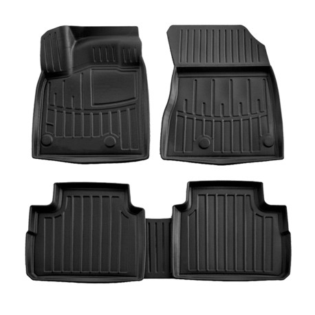 Konkrét típushoz 3D gumiszőnyeg NISSAN X-Trail T33 / Rogue T33 2021- 5 db (benzines modellekhez) | race-shop.hu