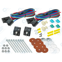 Universal Dual Fan Mounting Kit (12V)