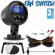 Ventilátor vezérlő kapcsoló Digital Gauge Thermatic Fan Switch Kit | race-shop.hu