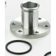 Vízszivattyúk EWP Alloy Flange Adapter: 25mm (1") Straight Hose Barb | race-shop.hu