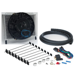 DAVIES CRAIG váltóolaj-hűtő készlet Hydra-Cool 23 lemez + 8"-os ventilátor, 12V, 698