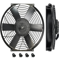 Brushless 16" High power Thermatic Electric Fan (12V)