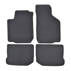Premium anthracite velour car mats for VOLKSWAGEN Golf IV 1997-2003 4pcs