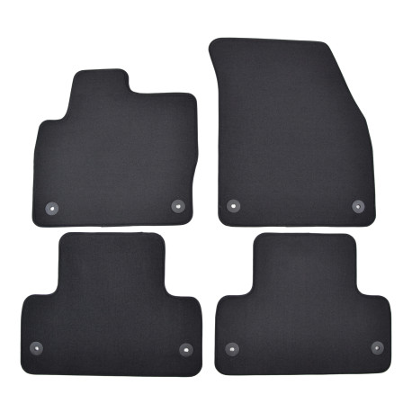 Konkrét típushoz Premium anthracite velour car mats for LANDROVER Range Rover Evoque 2011-2018 4pcs | race-shop.hu