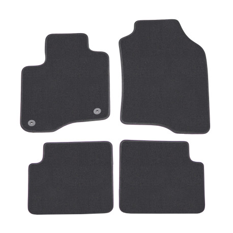 Konkrét típushoz Premium anthracite velour car mats for FIAT Panda 2012-2016 4pcs | race-shop.hu