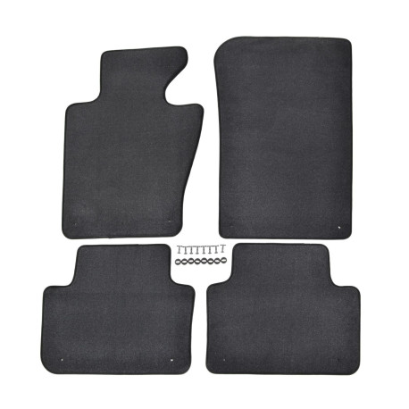 Konkrét típushoz Premium anthracite velour car mats for BMW X3 E83 2004-2010 4pcs | race-shop.hu