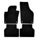 Konkrét típushoz Premium Black velour car mats for VOLKSWAGEN Tiguan 2007-2015 4pcs | race-shop.hu