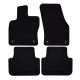 Konkrét típushoz Premium Black velour car mats for VOLKSWAGEN Golf VII Sportsvan 2014-up 4pcs | race-shop.hu