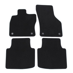 Premium Black velour car mats for VOLKSWAGEN Arteon 2017-up 4pcs