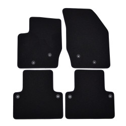 Premium Black velour car mats for Volvo XC90 2002-2014 4pcs