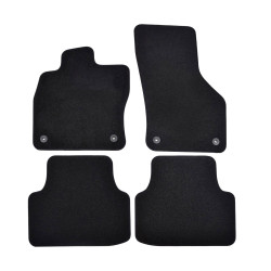 Premium Fekete Velúr autószőnyeg szett SEAT Leon IV 2020- 4 db