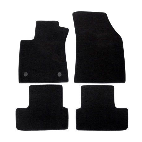 Konkrét típushoz Premium Black velour car mats for RENAULT Megane IV 2016-up 4pcs | race-shop.hu