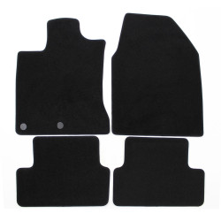 Premium Fekete Velúr autószőnyeg szett NISSAN Qashqai J10 2007-2013 4 db