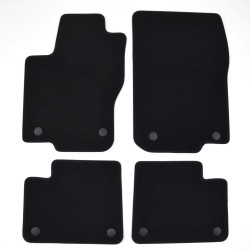 Premium Black velour car mats for MERCEDES ML GLE W166 2015-2019 4pcs