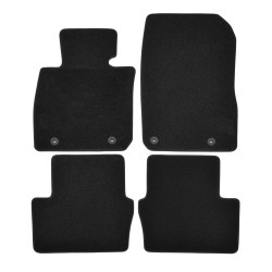Premium Black velour car mats for MAZDA CX-3 2015-up 4pcs