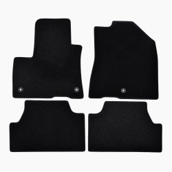 Premium Black velour car mats for KIA Soul Electric 2019-up 4pcs