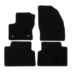 Premium Black velour car mats for FORD C-Max 2011-2019 4pcs