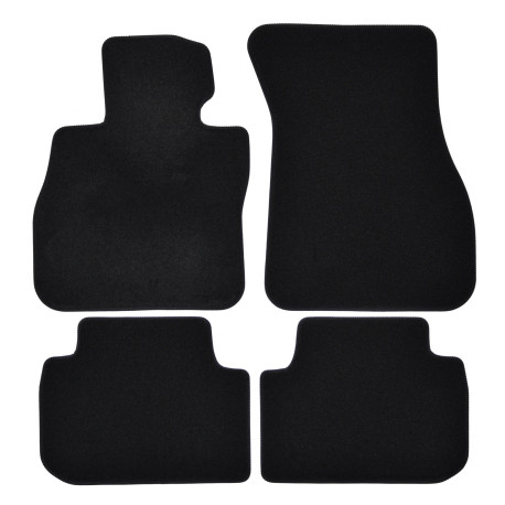 Konkrét típushoz Premium Black velour car mats for BMW 1 F40 2019-up 4pcs | race-shop.hu