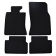 Konkrét típushoz Premium Black velour car mats for BMW Cooper 2006-2010 4pcs | race-shop.hu