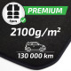 Konkrét típushoz Premium Black velour car mats for BMW Cooper 2006-2010 4pcs | race-shop.hu