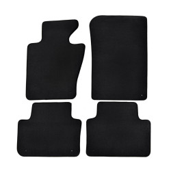 Premium Black velour car mats for BMW X3 E83 2004-2010 4pcs