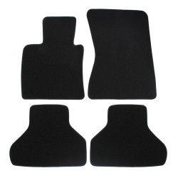 Premium Black velour car mats for BMW X6 E71 2008-2014 4pcs