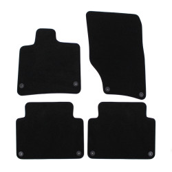 Premium Black velour car mats for AUDI Q7 7seats 2018-up 6pcs
