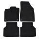Konkrét típushoz Premium Black velour car mats for AUDI Q4 e-tron 2021-up 4pcs | race-shop.hu