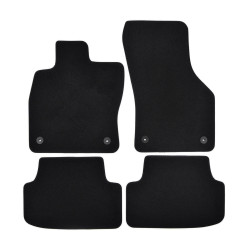 Premium Black velour car mats for AUDI A3 8Y 2020-up 4pcs