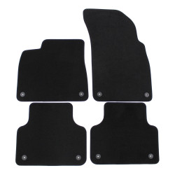 Premium Black velour car mats for AUDI Q8 2018-up 4pcs