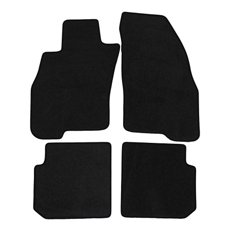 Konkrét típushoz Premium Black velour car mats for ALFA ROMEO Mito 2008-2018 4pcs | race-shop.hu