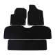 Konkrét típushoz Velour car mats for VOLKSWAGEN VW Sharan 1994-2006 7 seats 6pcs | race-shop.hu