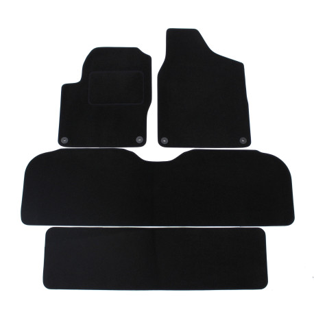 Konkrét típushoz Velour car mats for VOLKSWAGEN VW Sharan 1994-2006 7 seats 6pcs | race-shop.hu